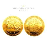 Sběratelská mince Monster Hunter - Gold Edition