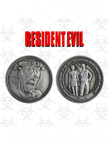 Sběratelská mince Resident Evil 3 - Nemesis Limited Edition