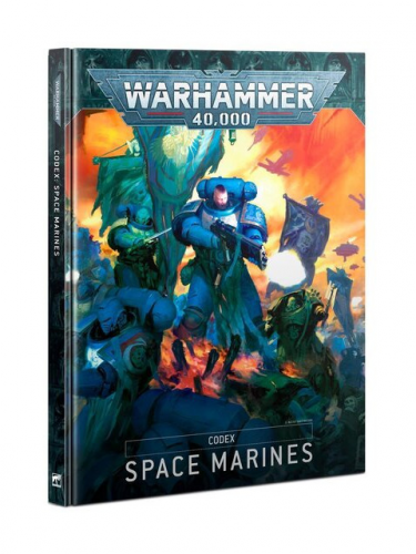 Kniha W40k: Codex: Space Marines (2020) (poškozený obal)