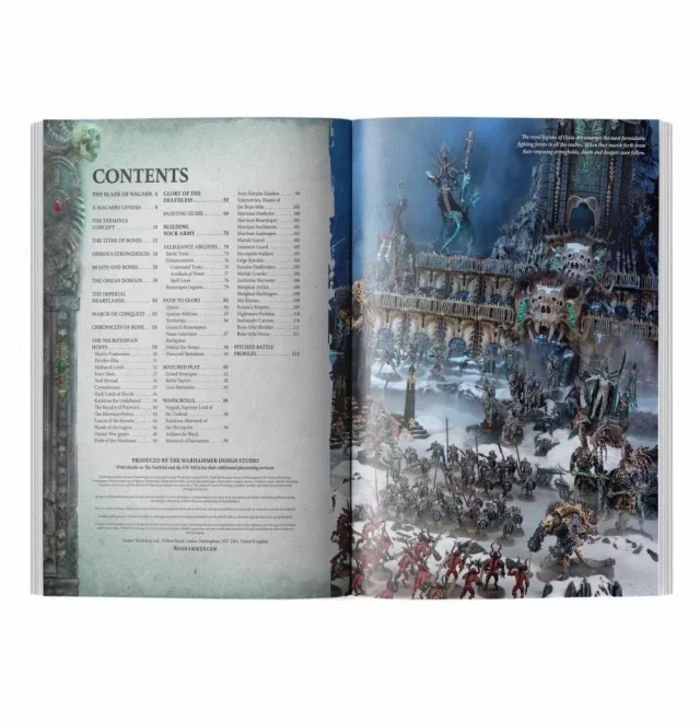Kniha Warhammer Age of Sigmar: Battletome Ossiarch Bonereapers (2023)