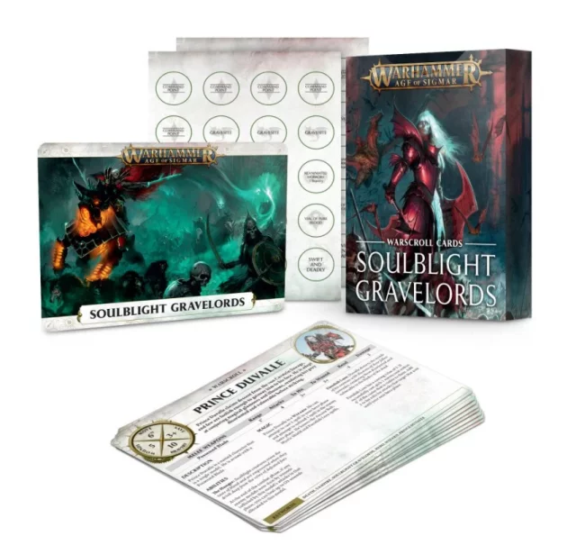 W-AOS: Warscroll Cards: Soulblight Gravelords