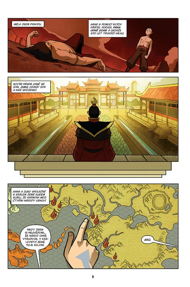 Komiks Avatar - Legenda o Aangovi: Slib 1