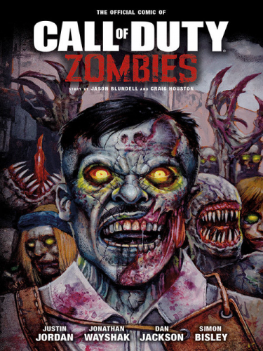 Komiks Call of Duty: Zombies (poškozený roh knihy)