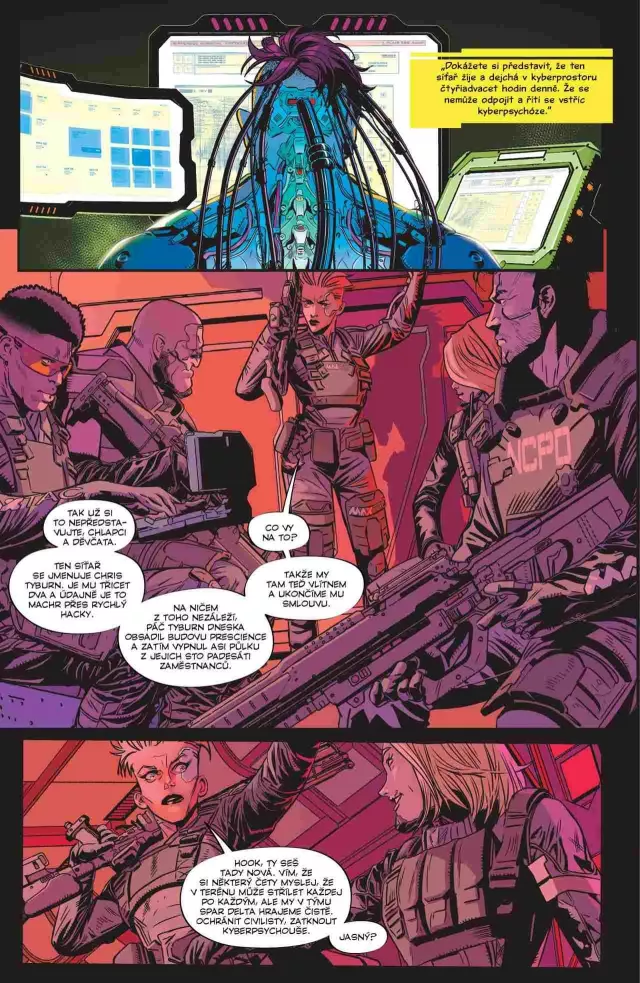 Komiks Cyberpunk 2077: Psycho četa