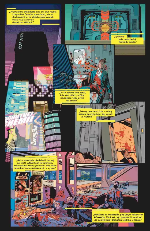 Komiks Cyberpunk 2077: Psycho četa