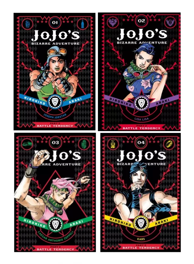 Výhodný set komiks JoJo's Bizarre Adventure: Part 2 - Battle Tendency ENG 1-4