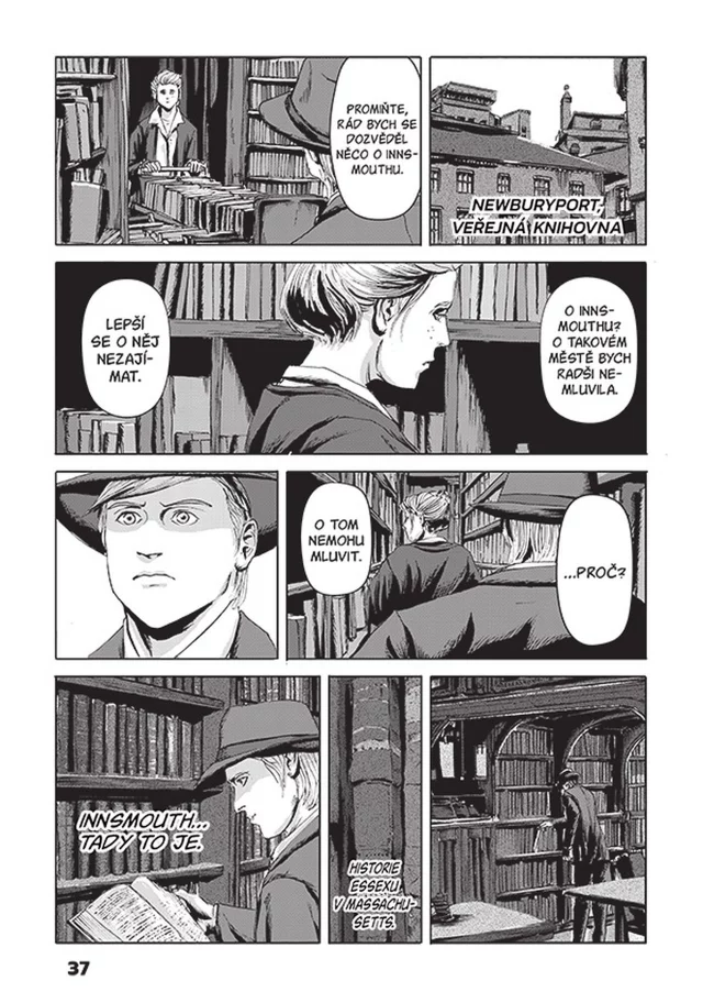 Komiks Stín nad Innsmouthem H. P. Lovecrafta