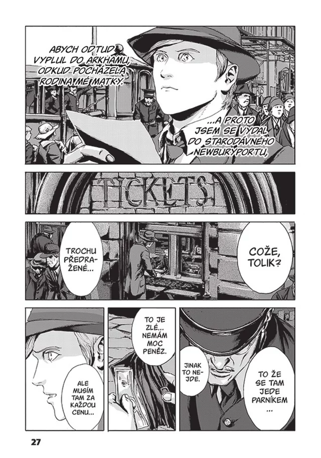 Komiks Stín nad Innsmouthem H. P. Lovecrafta