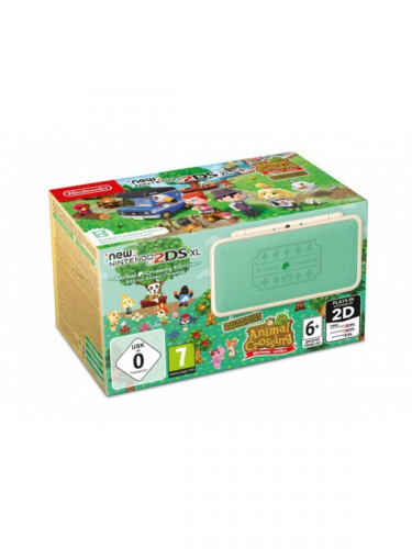 Konzole New Nintendo 2DS XL Animal Crossing Limited Edition + AC New Leaf (3DS)