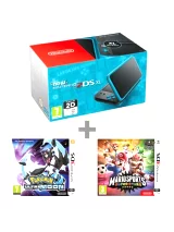 Konzole New Nintendo 2DS XL Black & Turquoise + Pokémon UM + Mario Sports