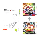 Konzole New Nintendo 3DS XL Pearl White + Mario Sports + Yo-Kai Watch 2