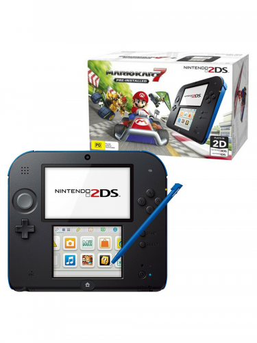 Konzole Nintendo 2DS Black & Blue + Mario Kart 7 (3DS)