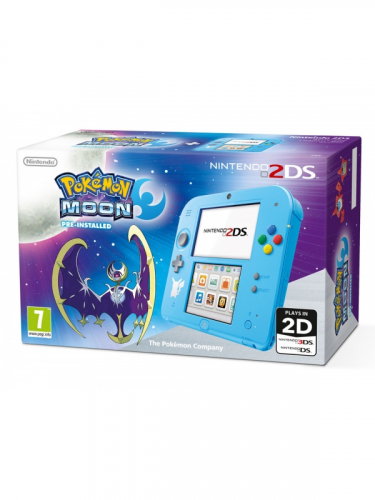 Konzole Nintendo 2DS Pokémon Edition + Pokémon Moon (3DS)