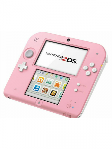 konzole Nintendo 2DS (růžovo-bílá) (WII)