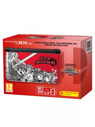 Nintendo 3DS XL + Super Smash Bros Limited Edition 3DS (WII)