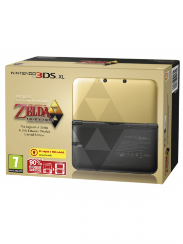 Nintendo 3DS XL + The Legend of Zelda: A Link Between Worlds 3DS (WII)