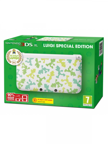 Nintendo 3DS XL White - Luigi Edition limited 3DS (WII)