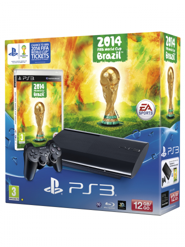 PlayStation 3 SuperSlim - 12 GB + 2014 FIFA World Cup Brazil (PS3)