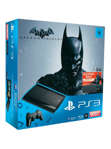 PlayStation 3 SuperSlim - 500 GB + Batman: Arkham Origins (PS3)