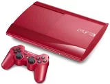 PlayStation 3 SuperSlim - 500 GB Garnitově Červená