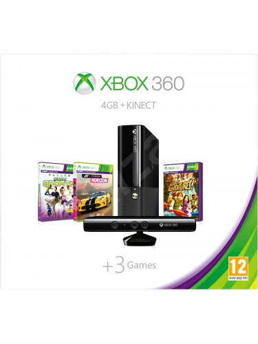 Xbox 360 4GB Kinect Holiday Value Bundle (X360)