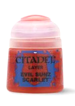 Citadel Layer Paint (Evil Sunz Scarlet) - krycí barva, červená