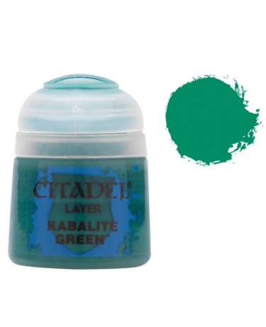 Citadel Layer Paint (Kabalite Green) - krycí barva, zelená