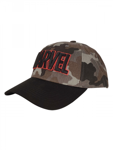 Kšiltovka Marvel - Logo Military