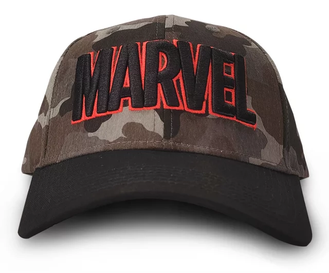 Kšiltovka Marvel - Logo Military