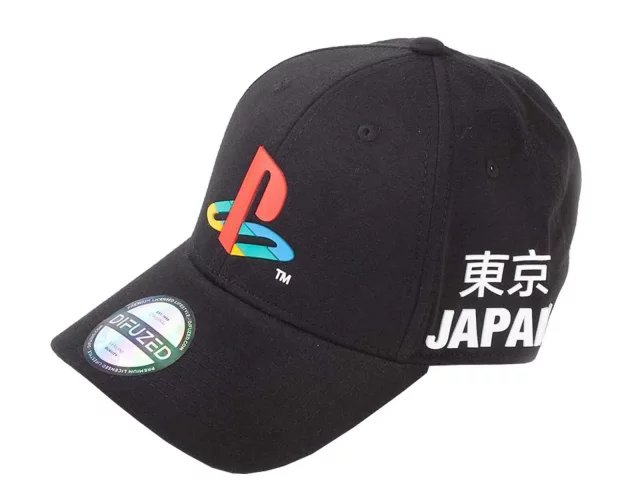 Kšiltovka PlayStation - Logo Japan (černá)