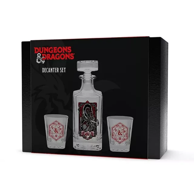 Dekantér Dungeons & Dragons - Logo + 2 skleničky