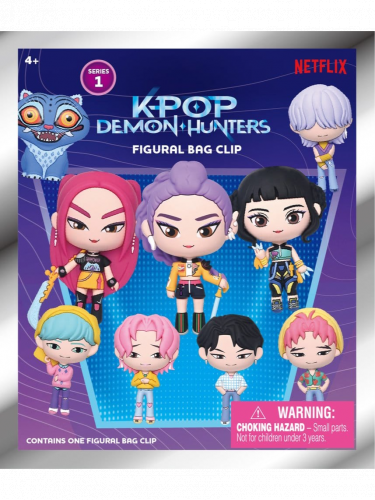 Klip na sáčky KPop Demon Hunters - Blind Box Series 1 (náhodný výběr)