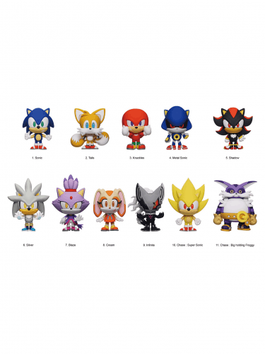 Klip na sáčky Sonic: The Hedgehog - Blind Box Series 1 (náhodný výběr)