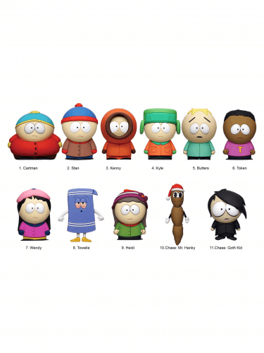 Klip na sáčky South Park - Blind Box Series 1 (náhodný výběr)