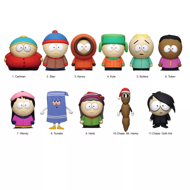 Klip na sáčky South Park - Blind Box Series 1 (náhodný výběr) - Kuchyňské potřeby