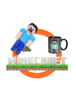 Výhodný set Minecraft Steve - Plyšák, lampička, hrnek