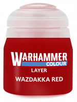 Warhammer Colour Layer Paint (Wazdakka Red) - krycí barva červená