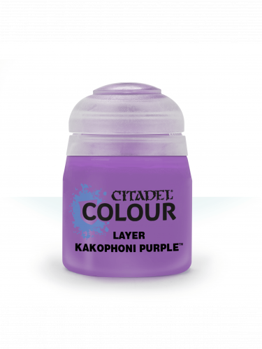 Citadel Layer Paint (Kakophoni Purple) - krycí barva, fialová