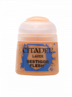 Citadel Layer Paint (Bestigor Flesh) - krycí barva, hnědá