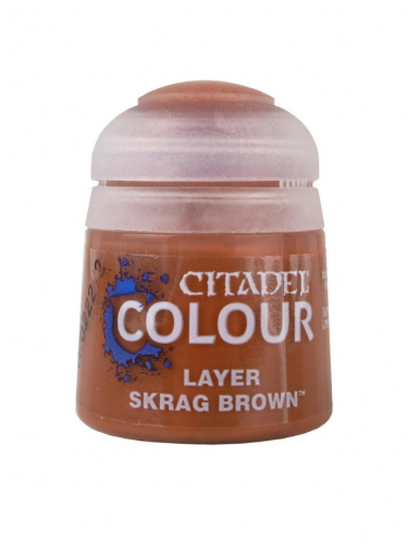 Citadel Layer Paint (Skrag Brown) - krycí barva, hnědá