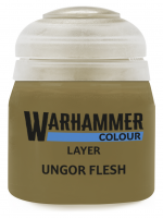 Warhammer Colour Layer Paint (Ungor Flesh) - krycí barva, hnědá