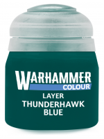 Warhammer Colour Layer Paint (Thunderhawk Blue) - krycí barva, modrá
