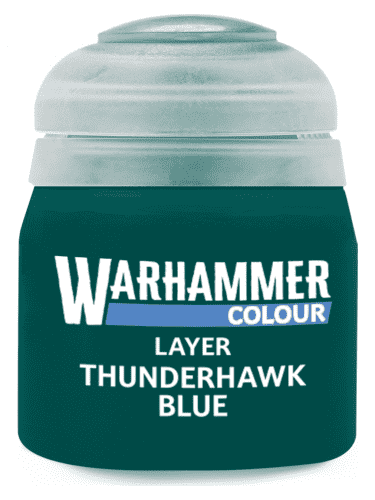 Warhammer Colour Layer Paint (Thunderhawk Blue) - krycí barva, modrá