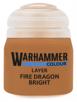 Warhammer Colour Layer Paint (Fire Dragon Bright) - krycí barva, oranžová