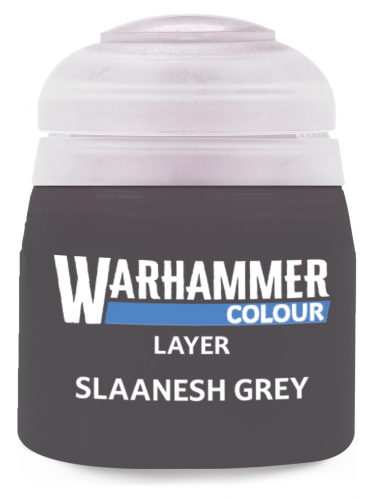 Warhammer Colour Layer Paint (Slaanesh Grey) - krycí barva, šedá