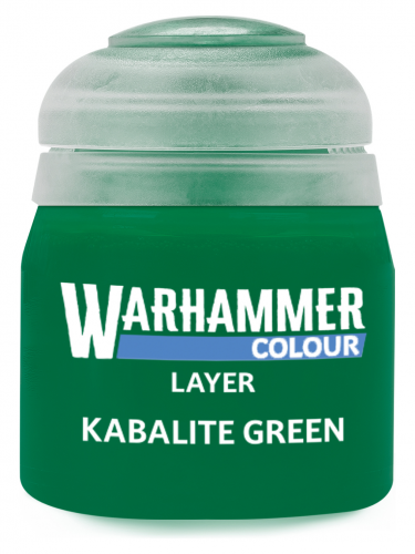 Warhammer Colour Layer Paint (Kabalite Green) - krycí barva, zelená