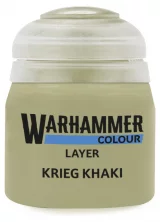 Citadel Layer Paint (Krieg Khaki) - krycí barva, zelená