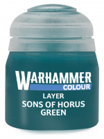 Warhammer Colour Layer Paint (Sons of Horus Green) - krycí barva, zelená