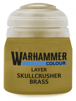 Warhammer Colour Layer Paint (Skullcrusher Brass) - krycí barva