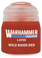 Warhammer Colour Layer Paint (Wild Rider Red) - krycí barva červená